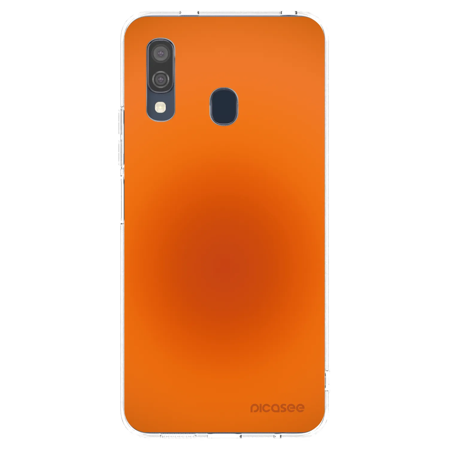 Picasee Samsung Galaxy A40 A405F Hülle - Transparentes Silikon - Heat Core