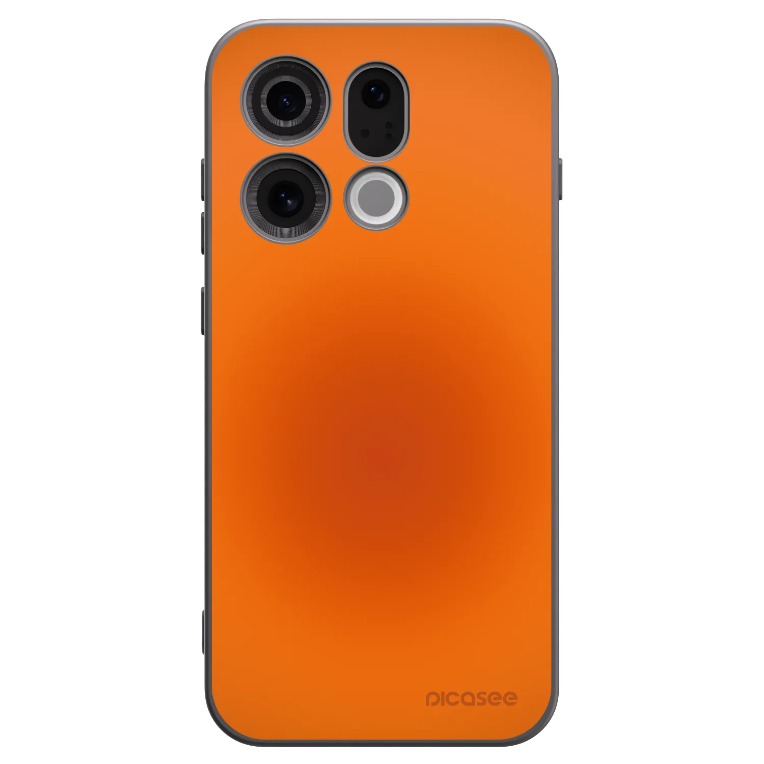 Picasee OPPO Find X9 Hülle - Schwarzes Silikon - Heat Core