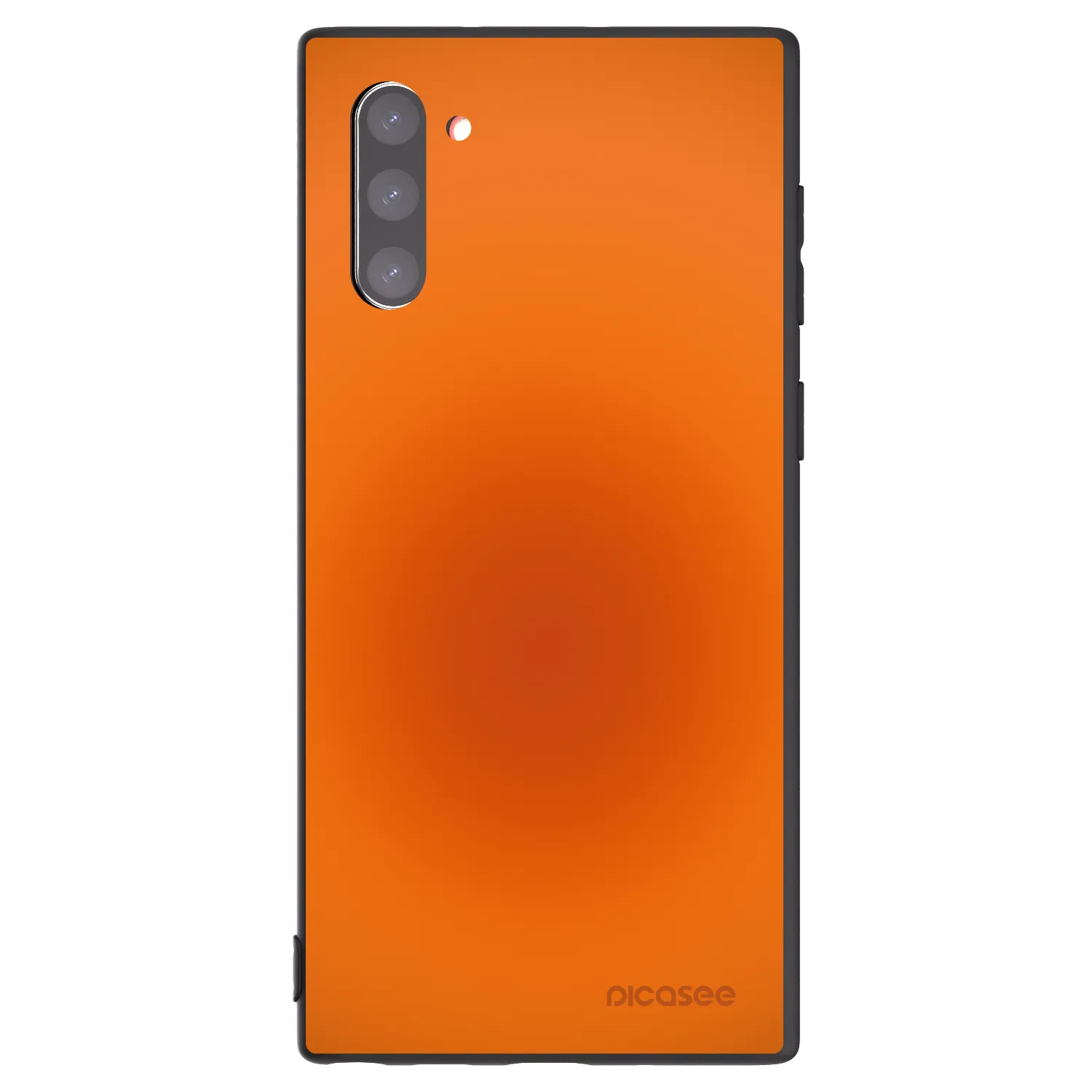 Picasee Samsung Galaxy Note 10 N970F Hülle - Schwarzes Silikon - Heat Core