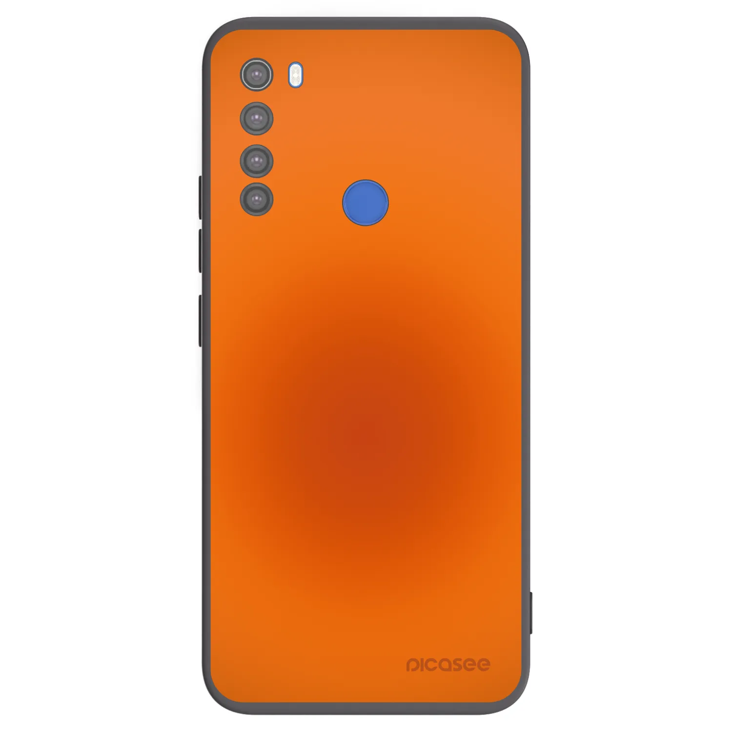Picasee Xiaomi Redmi Note 8T Hülle - Schwarzes Silikon - Heat Core