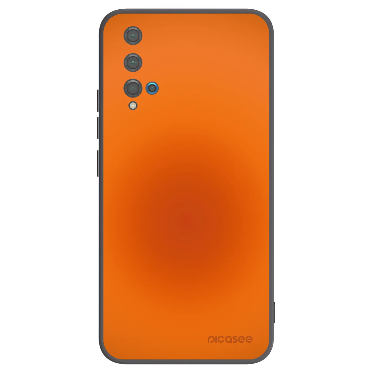 Picasee Huawei Nova 5T Hülle - Schwarzes Silikon - Heat Core