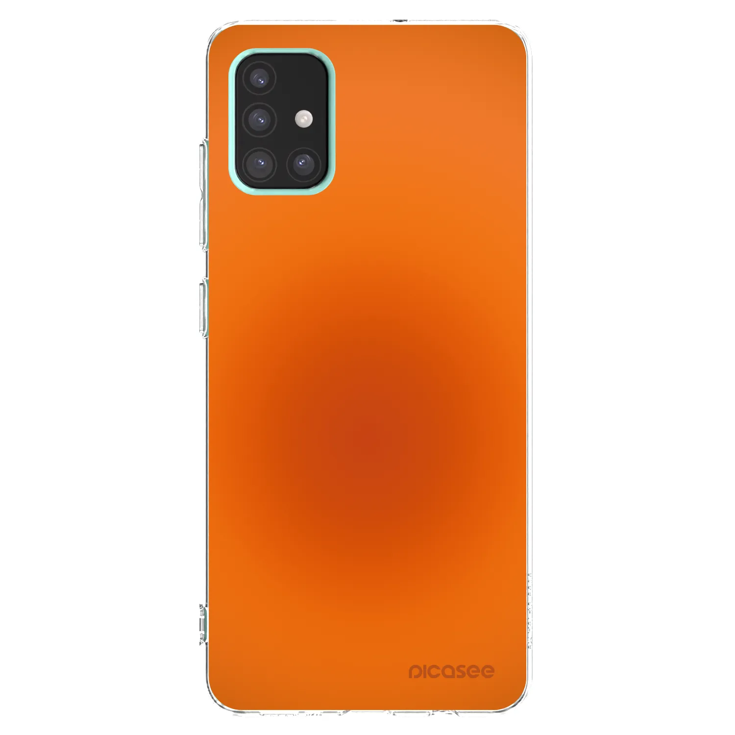 Picasee Samsung Galaxy A51 A515F Hülle - Transparentes Silikon - Heat Core