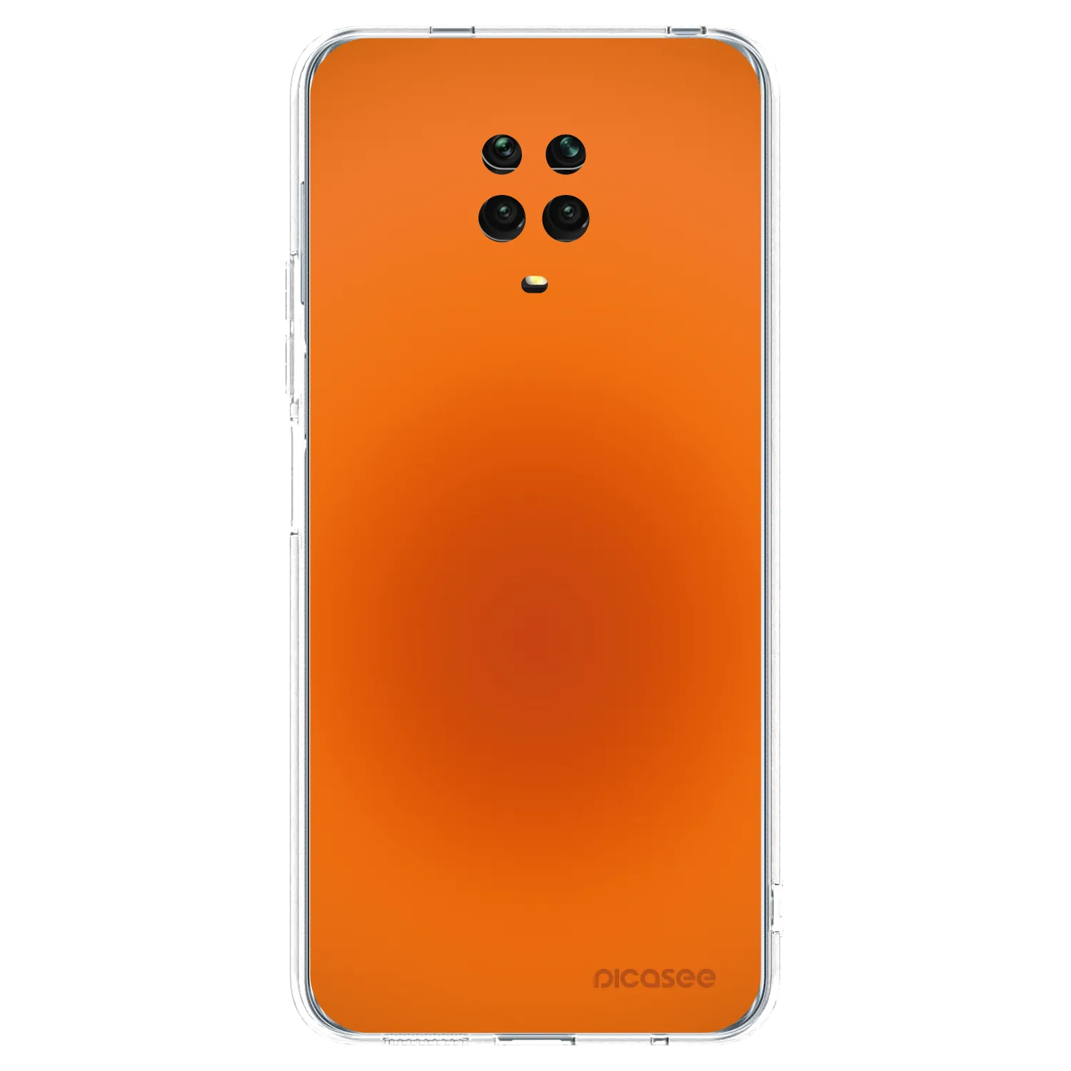 Picasee Xiaomi Redmi Note 9S Hülle - Transparentes Silikon - Heat Core