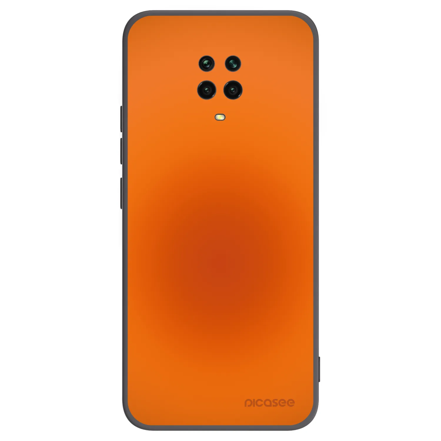 Picasee Xiaomi Redmi Note 9S Hülle - Schwarzes Silikon - Heat Core