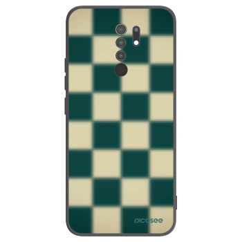 Picasee Xiaomi Redmi 9 Hülle - Schwarzes Silikon - Shadow Chess