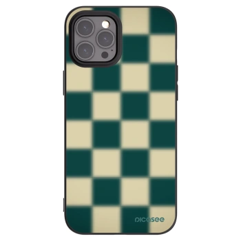 Picasee Apple iPhone 12 Pro Max Hülle - Schwarzes Silikon - Shadow Chess