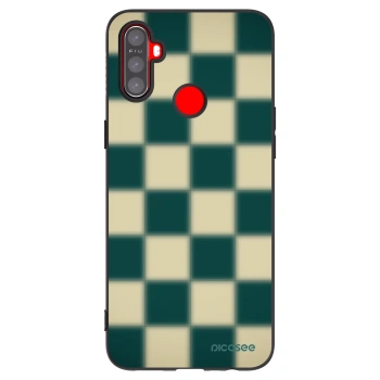 Picasee Realme 5 Hülle - Schwarzes Silikon - Shadow Chess