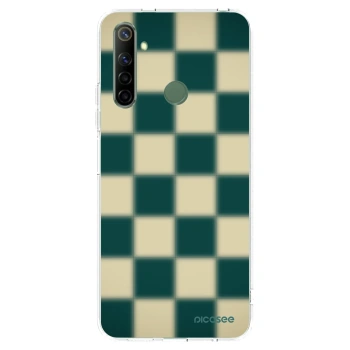 Picasee Realme 5 Hülle - Transparentes Silikon - Shadow Chess