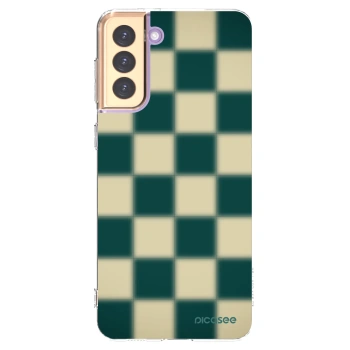 Picasee Samsung Galaxy S21+ 5G G996F Hülle - Transparentes Silikon - Shadow Chess