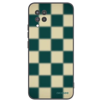 Picasee Samsung Galaxy A42 A426B Hülle - Schwarzes Silikon - Shadow Chess