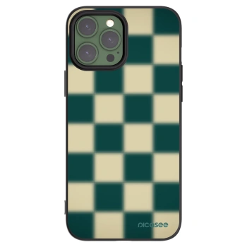 Picasee Apple iPhone 13 Pro Max Hülle - Schwarzes Silikon - Shadow Chess