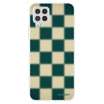 Picasee Samsung Galaxy A22 A225F 4G Hülle - Transparentes Silikon - Shadow Chess