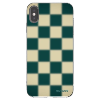 Picasee Apple iPhone XS Max Hülle - Transparentes Silikon - Shadow Chess
