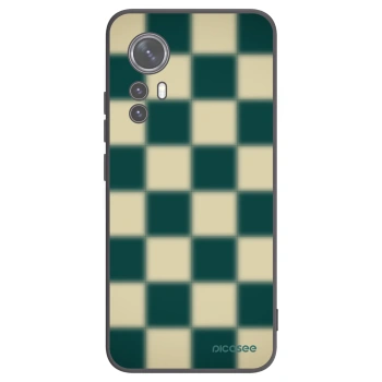 Picasee Xiaomi 12 Hülle - Schwarzes Silikon - Shadow Chess