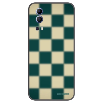 Picasee Vivo Y52 5G Hülle - Schwarzes Silikon - Shadow Chess