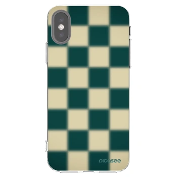 Picasee Apple iPhone X/XS Hülle - Transparentes Silikon - Shadow Chess