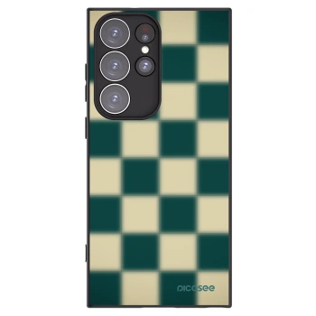 Picasee Samsung Galaxy S23 Ultra 5G Hülle - Schwarzes Silikon - Shadow Chess