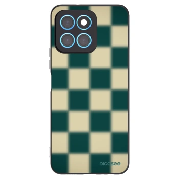 Picasee Honor X8 5G Hülle - Schwarzes Silikon - Shadow Chess