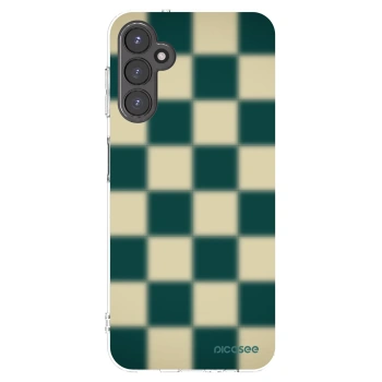 Picasee Samsung Galaxy A14 4G A145R Hülle - Transparentes Silikon - Shadow Chess