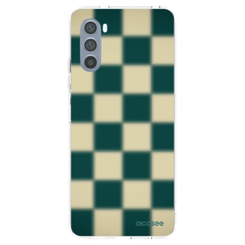 Picasee Motorola Moto G62 Hülle - Transparentes Silikon - Shadow Chess