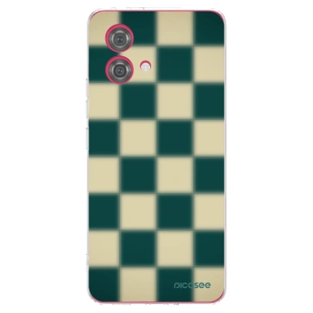 Picasee Motorola Moto G84 5G Hülle - Transparentes Silikon - Shadow Chess