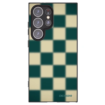 Picasee Samsung Galaxy S24 Ultra S928B 5G Hülle - Schwarzes Silikon - Shadow Chess