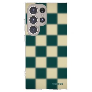 Picasee Samsung Galaxy S24 Ultra S928B 5G Hülle - Transparentes Silikon - Shadow Chess