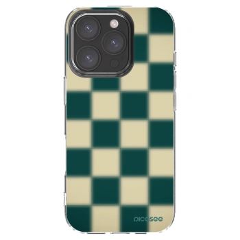 Picasee Apple iPhone 16 Pro Hülle - Transparentes Silikon - Shadow Chess