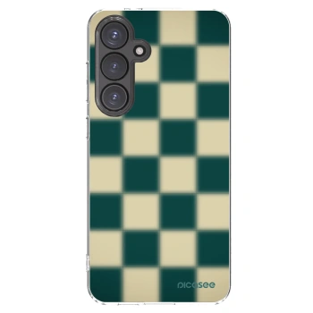 Picasee Samsung Galaxy S24 FE S721B Hülle - Transparentes Silikon - Shadow Chess