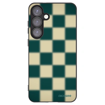 Picasee Samsung Galaxy S25+ 5G Hülle - Schwarzes Silikon - Shadow Chess