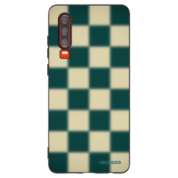 Picasee Huawei P30 Hülle - Schwarzes Silikon - Shadow Chess
