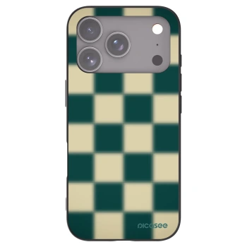 Picasee Apple iPhone 17 Pro Hülle - Schwarzes Silikon - Shadow Chess
