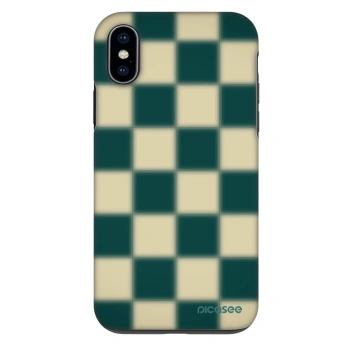 Hülle für Apple iPhone X/XS - Shadow Chess