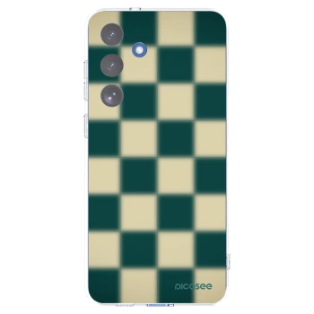 Picasee Samsung Galaxy S25 FE 5G Hülle - Transparentes Silikon - Shadow Chess