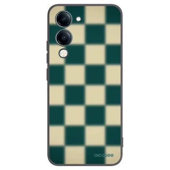 Picasee Vivo Y29s 5G Hülle - Schwarzes Silikon - Shadow Chess