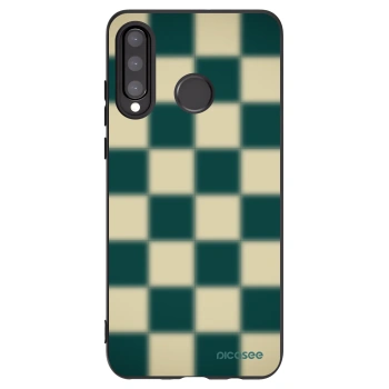 Picasee Huawei P30 Lite Hülle - Schwarzes Silikon - Shadow Chess