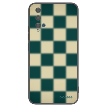 Picasee Huawei Nova 5T Hülle - Schwarzes Silikon - Shadow Chess