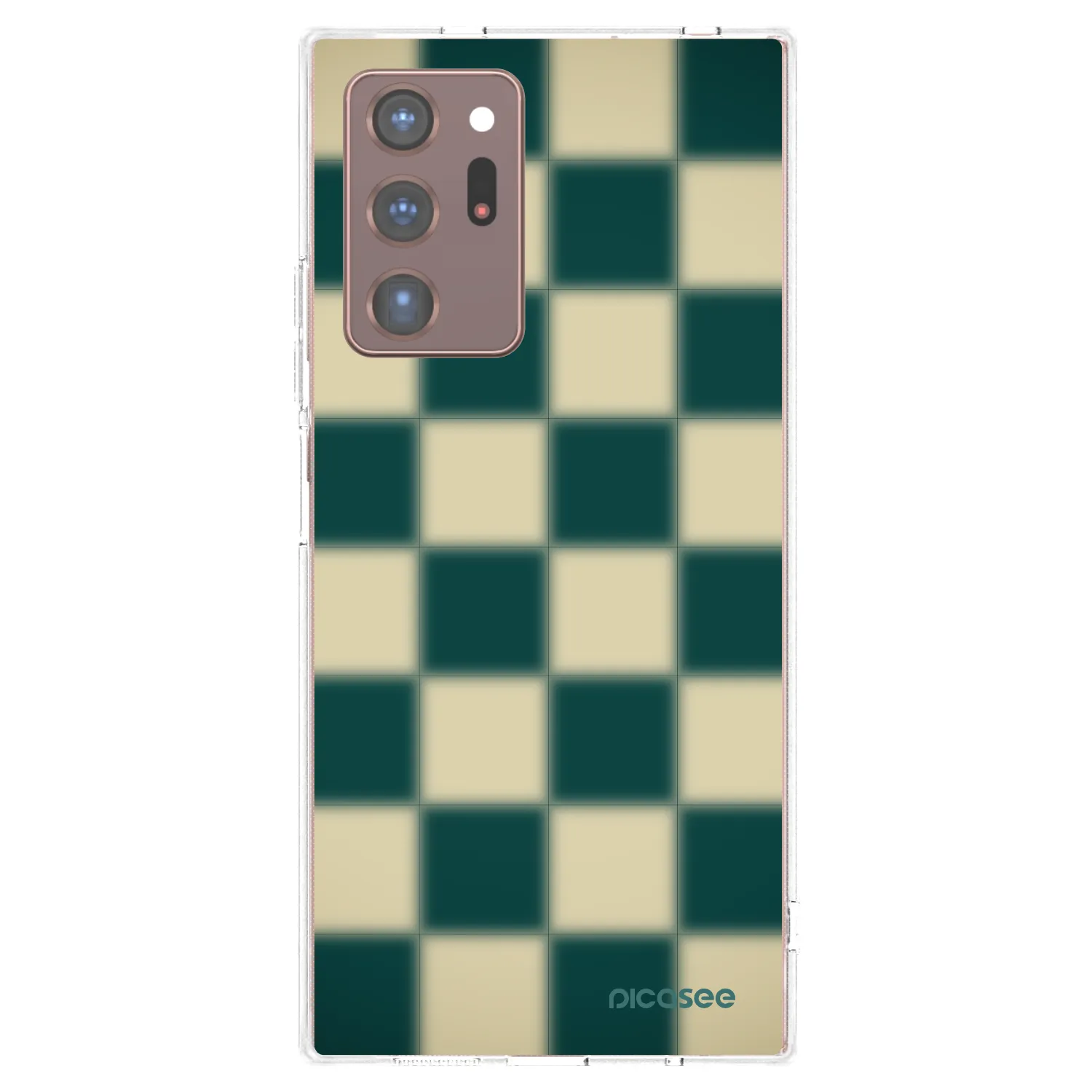 Picasee Samsung Galaxy Note 20 Ultra Hülle - Transparentes Silikon - Shadow Chess