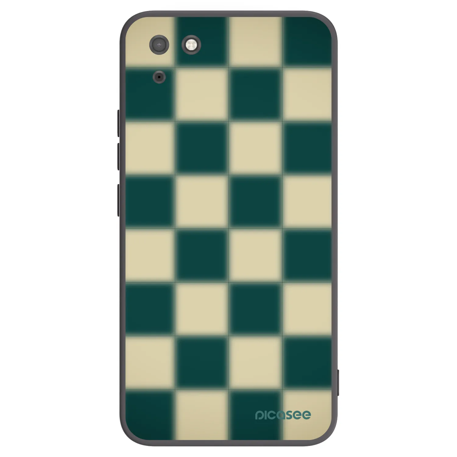 Picasee Huawei Y5P Hülle - Schwarzes Silikon - Shadow Chess