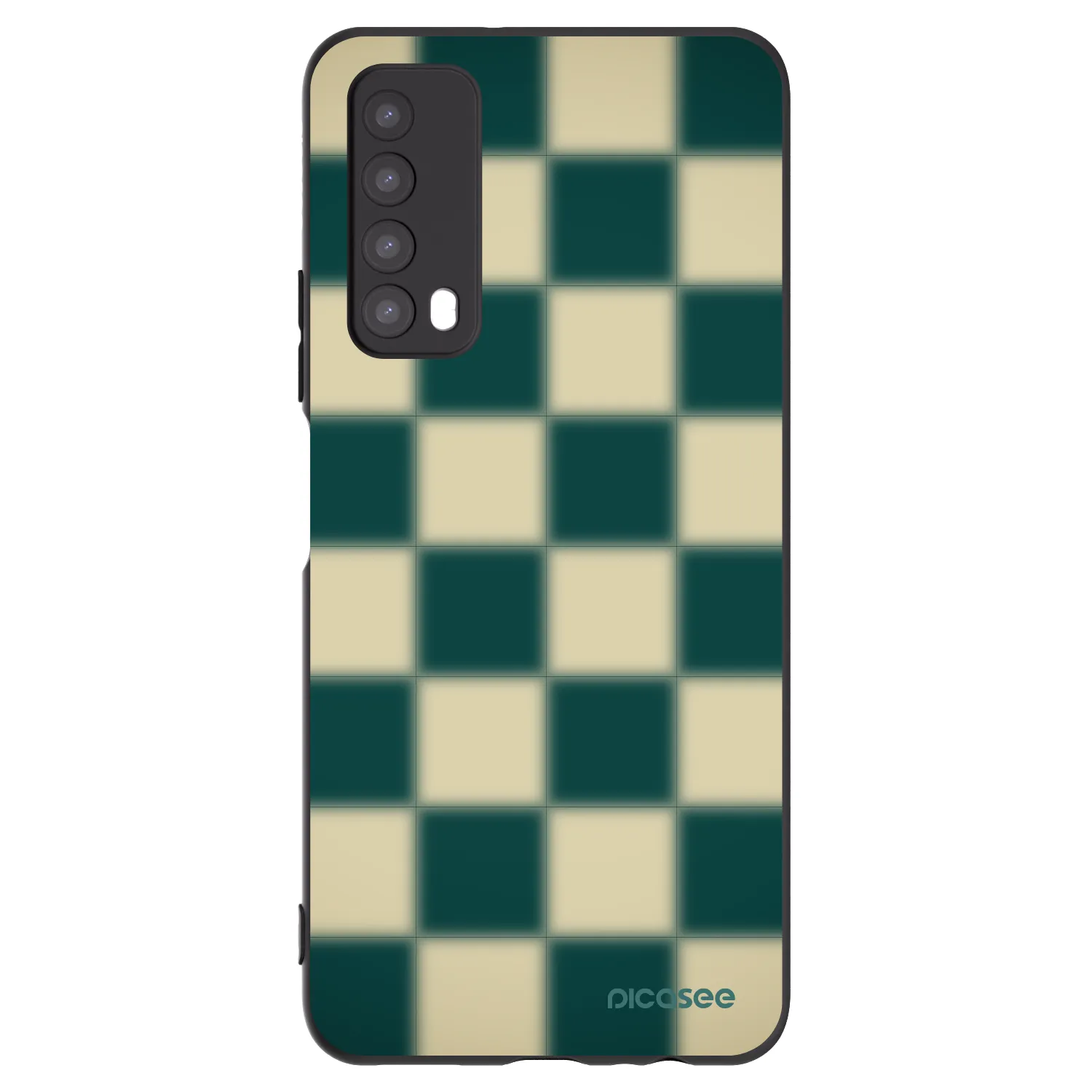 Picasee Huawei P Smart 2021 Hülle - Schwarzes Silikon - Shadow Chess