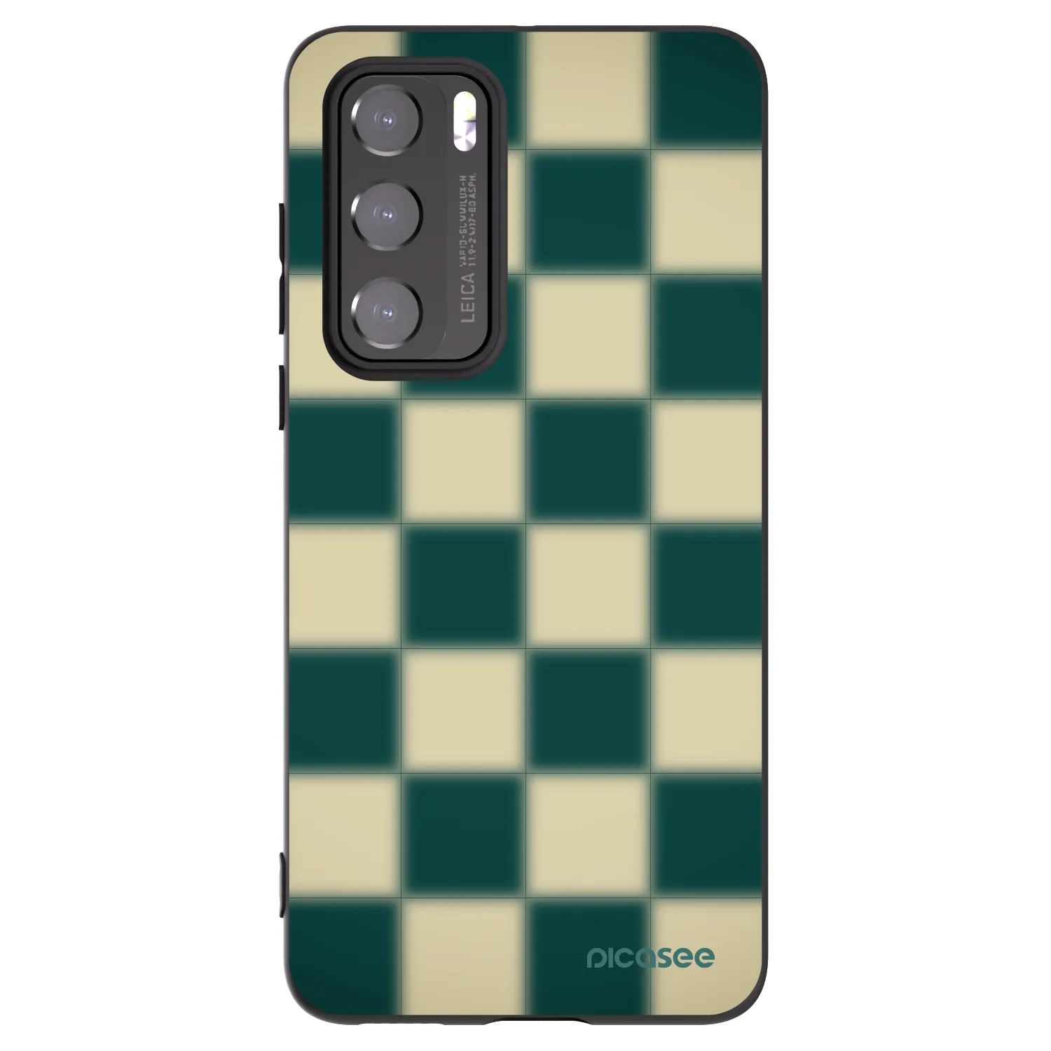 Picasee Huawei P40 Hülle - Schwarzes Silikon - Shadow Chess