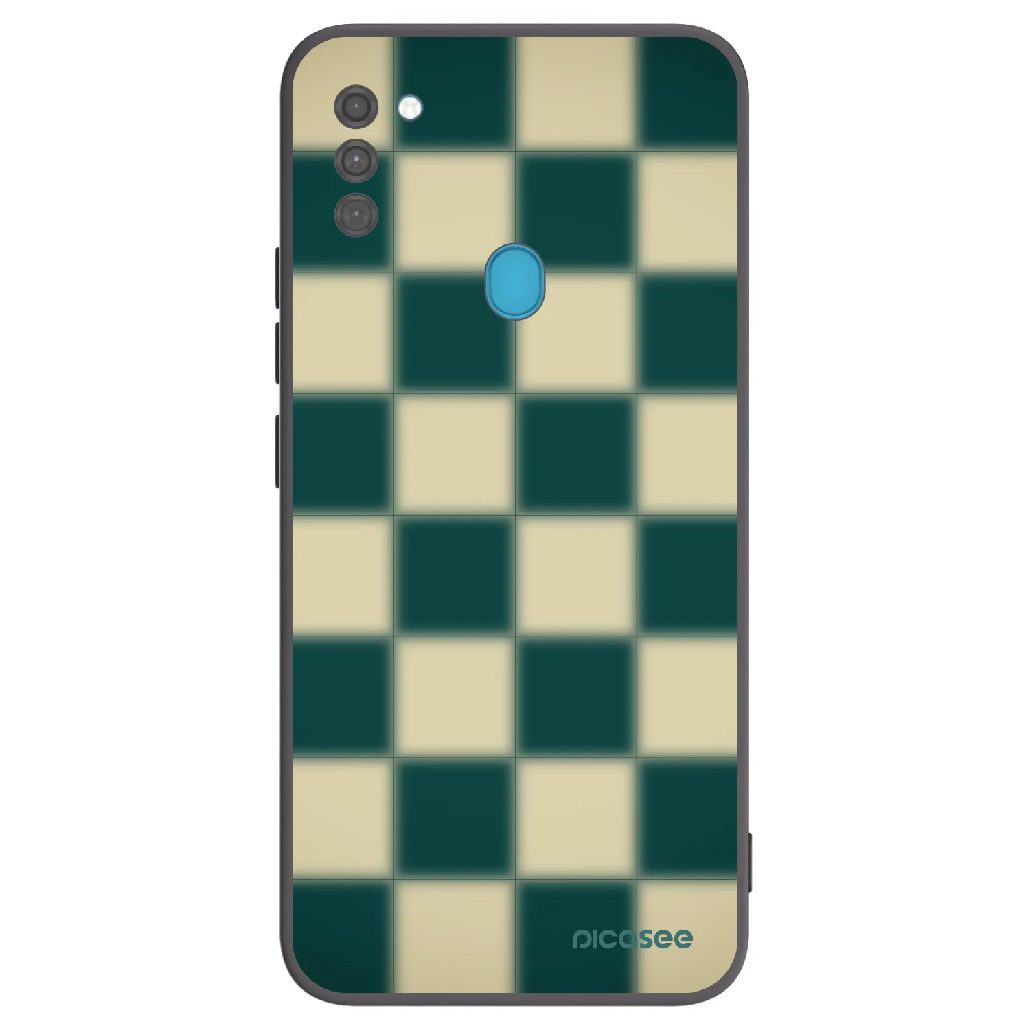 Picasee Samsung Galaxy M11 Hülle - Schwarzes Silikon - Shadow Chess