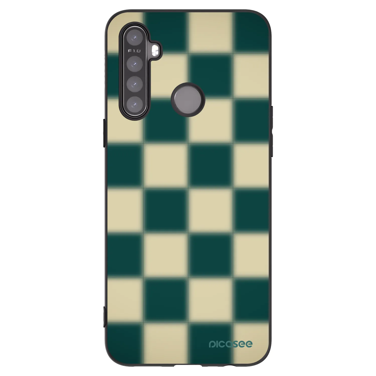 Picasee Realme 6i Hülle - Schwarzes Silikon - Shadow Chess