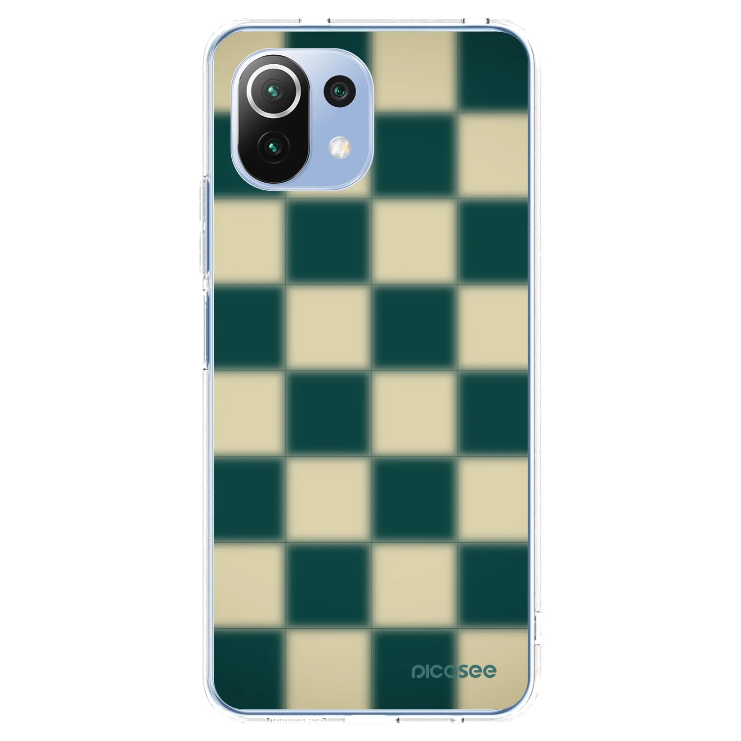 Picasee Xiaomi Mi 11 Lite Hülle - Transparentes Silikon - Shadow Chess