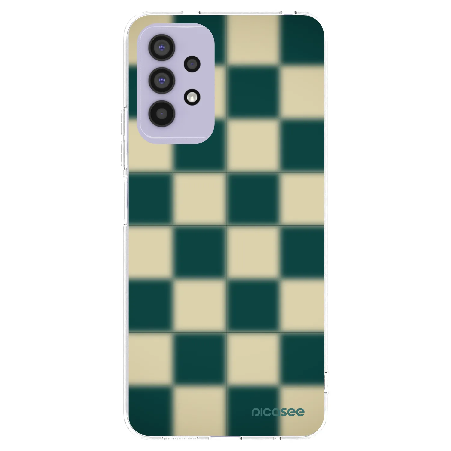 Picasee Samsung Galaxy A32 4G SM-A325F Hülle - Transparentes Silikon - Shadow Chess