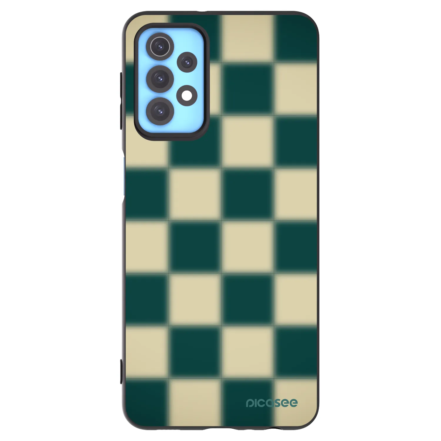 Picasee Samsung Galaxy A32 4G SM-A325F Hülle - Schwarzes Silikon - Shadow Chess