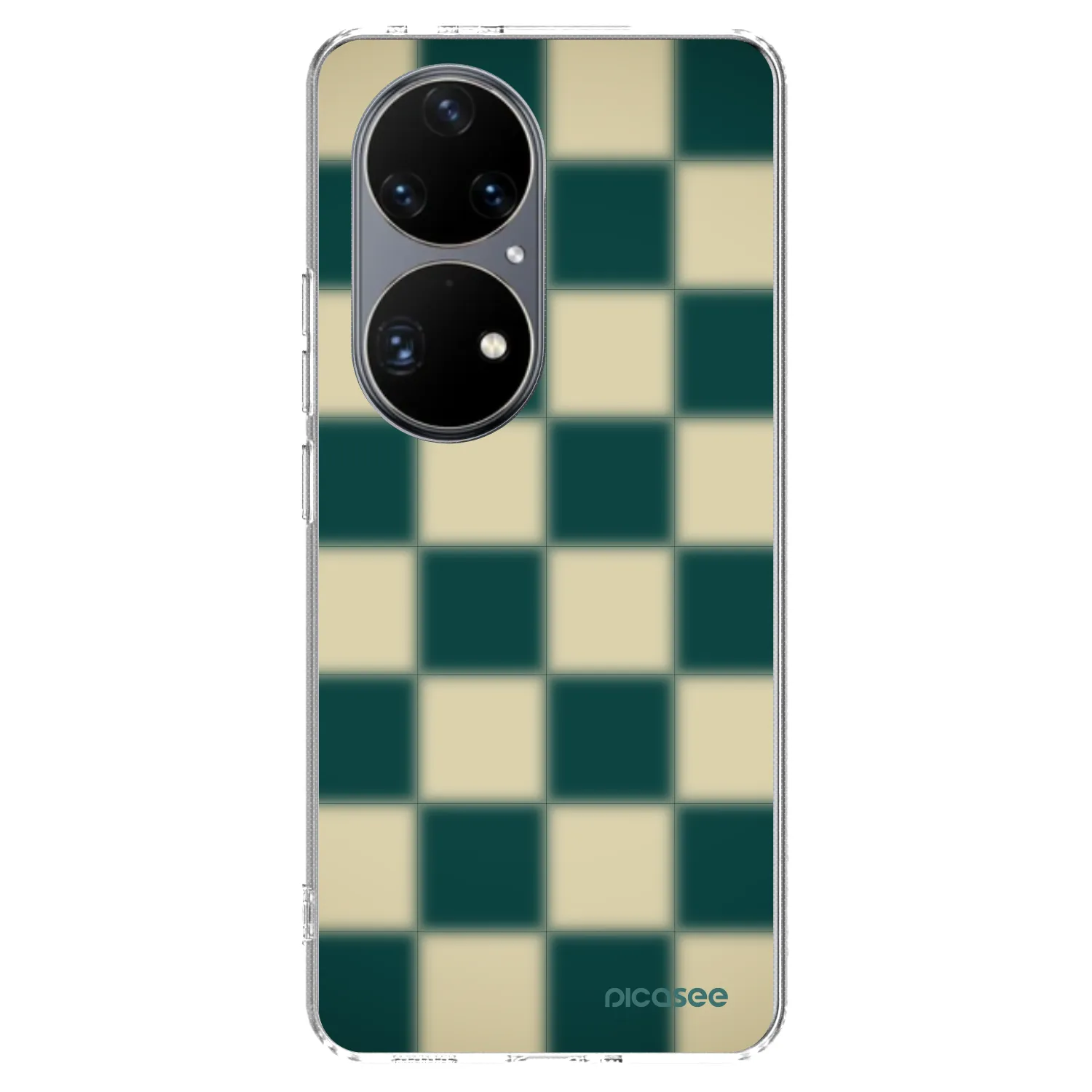 Picasee Huawei P50 Hülle - Transparentes Silikon - Shadow Chess