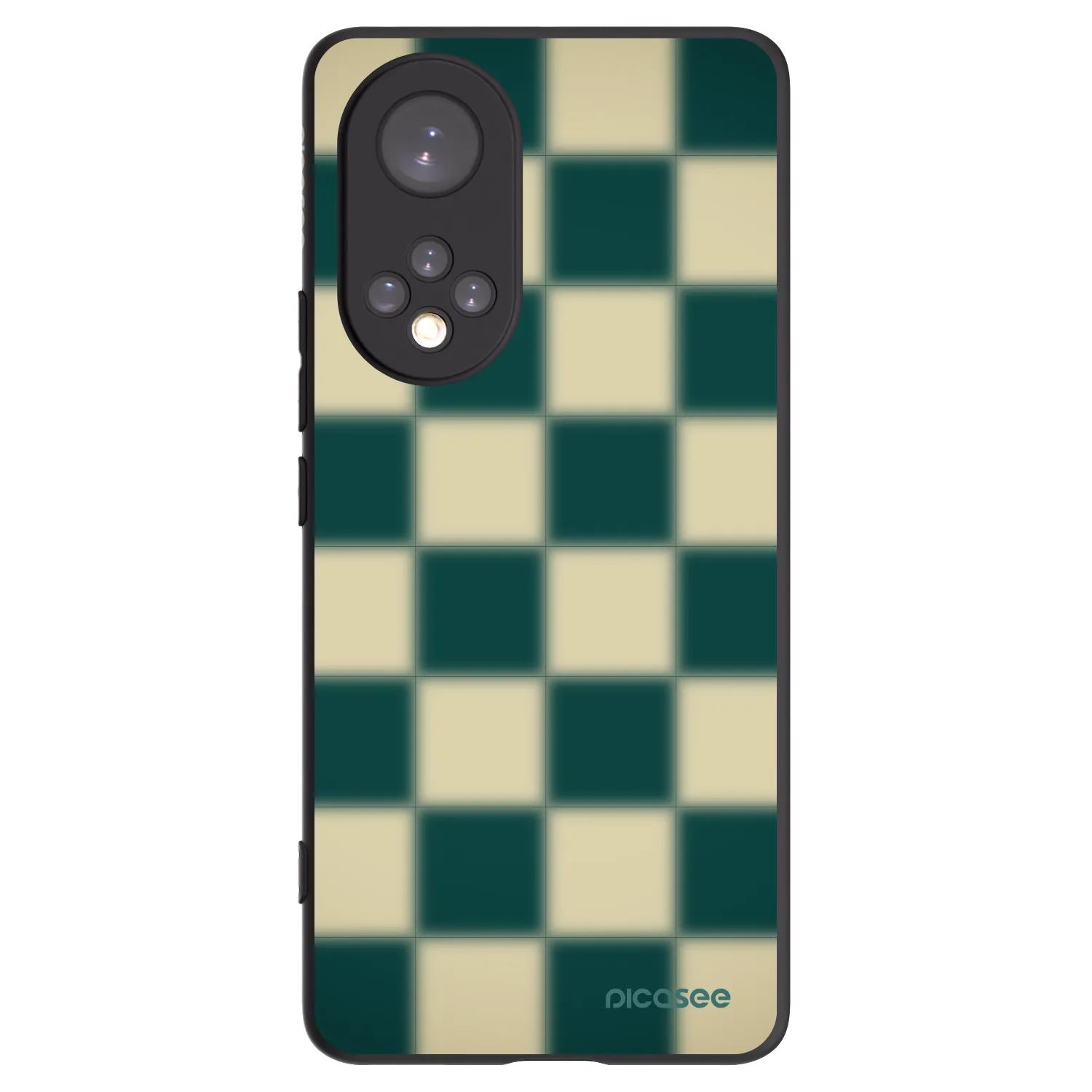 Picasee Honor 50 5G Hülle - Schwarzes Silikon - Shadow Chess