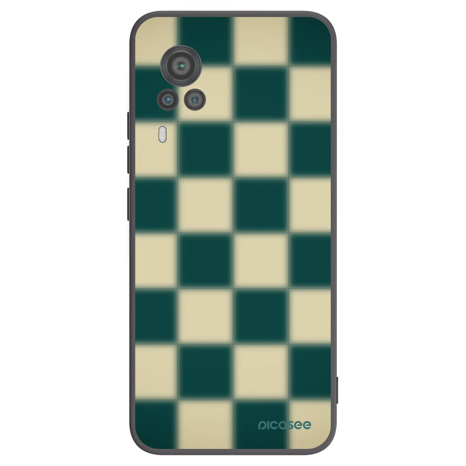 Picasee Vivo X60 Pro 5G Hülle - Schwarzes Silikon - Shadow Chess