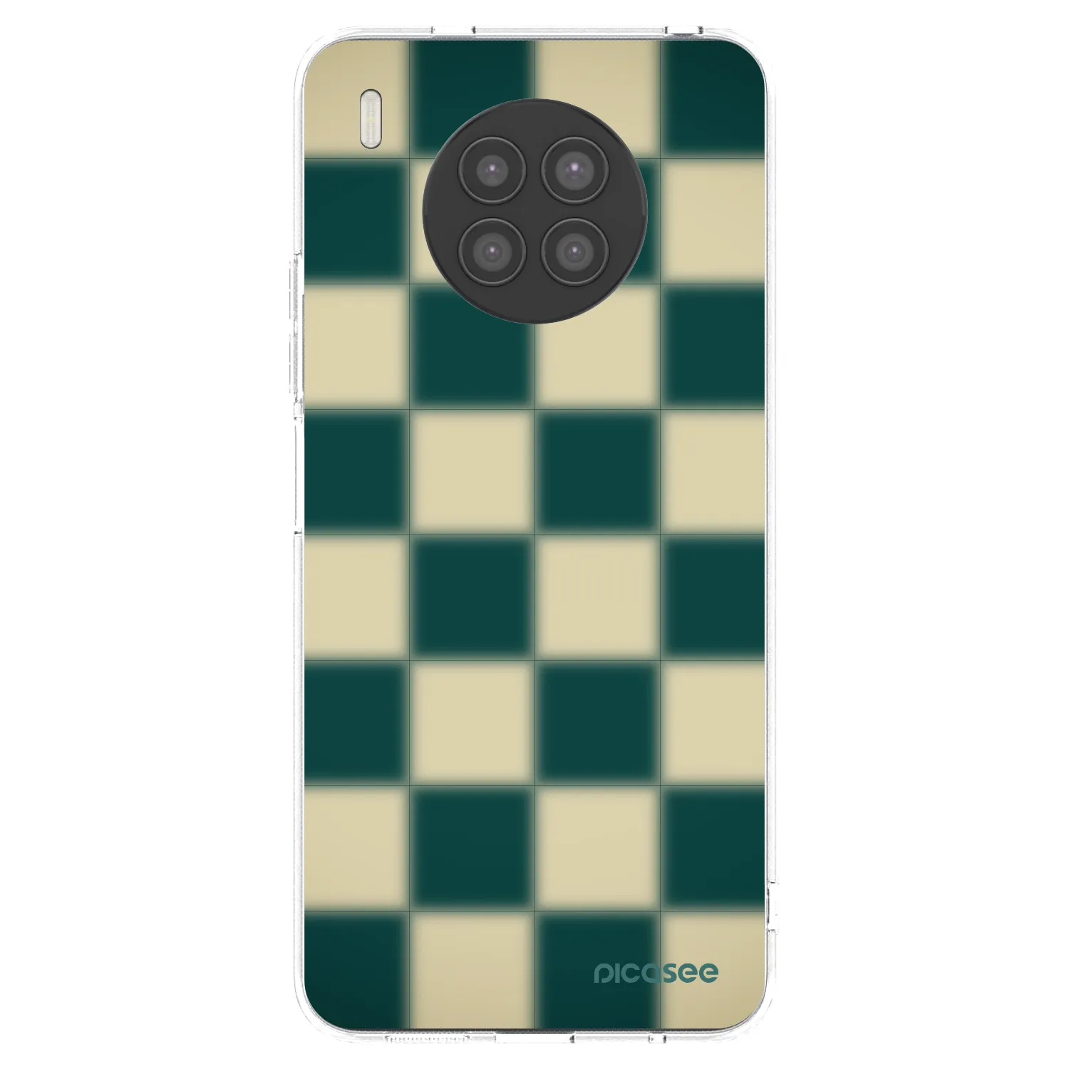 Picasee Huawei Nova 8i Hülle - Transparentes Silikon - Shadow Chess